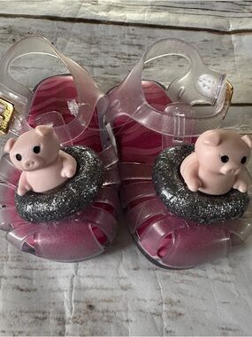 Mini Melissa pig sandals vguc 5